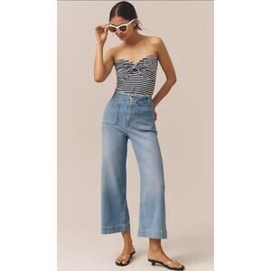 Maeve Light Blue Straight Leg Jeans